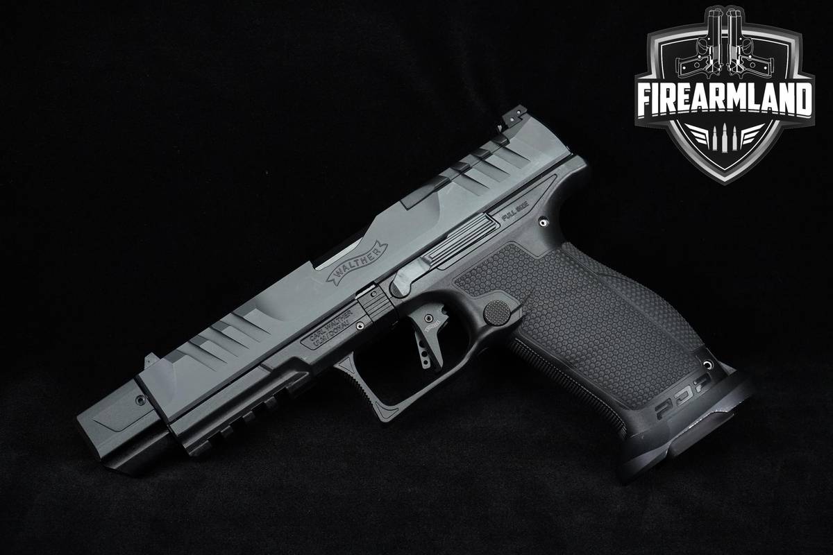 COMPENSATED Walther PDP Full Size 5 9mm 5.1" Pistol +3 MAGS & ORIG CASE