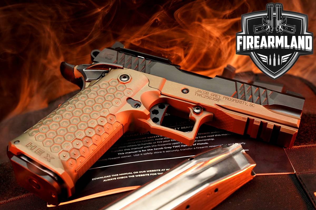 DESIRED Jacob Grey TWC Hex 9mm Optics-Ready 1911 2011 +2 MAGS & ORIG CASE