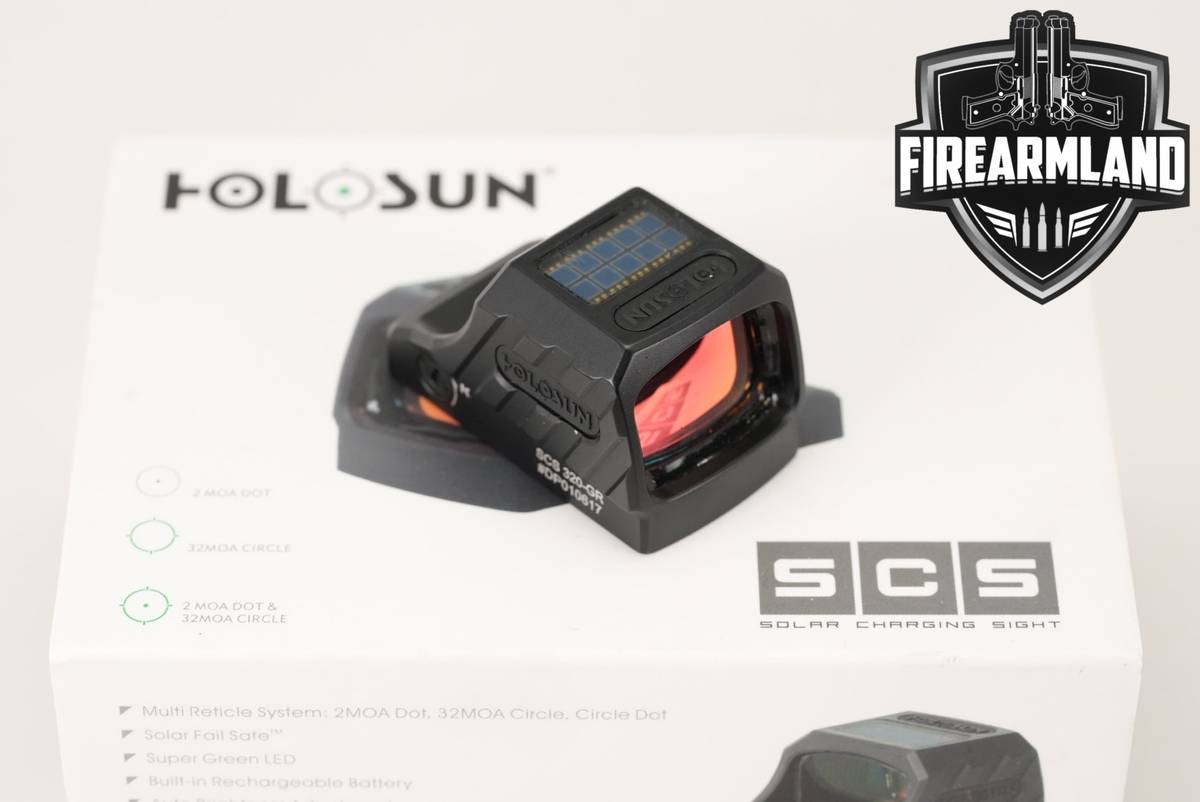 Holosun SCS 320-GR 2 MOA Green Dot & 32 Circle Red Sight +ORIG BOX