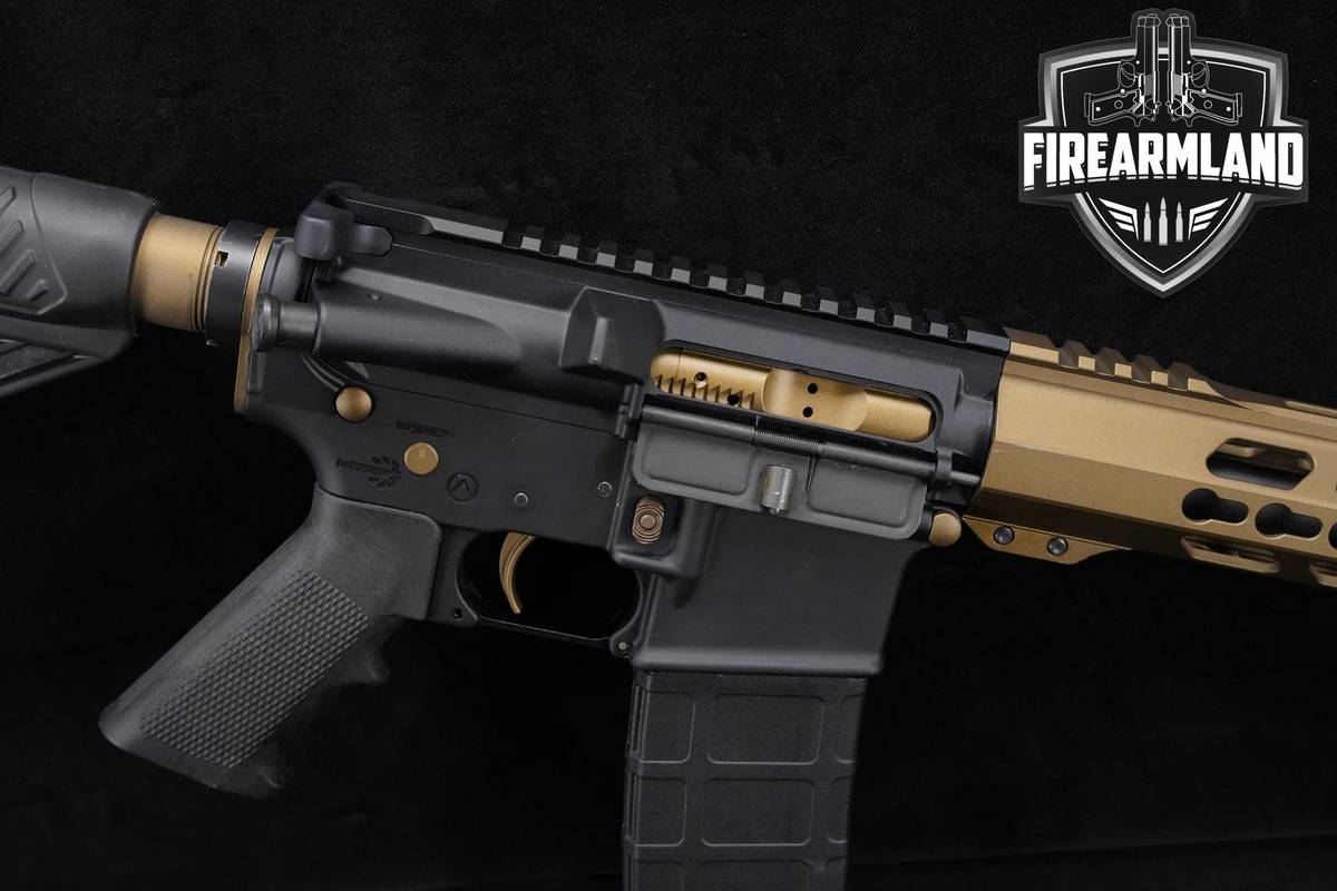 TWO-TONE! Spikes Tactical ST-15 Spartan 5.56 NATO AR15 16" Black & Bronze