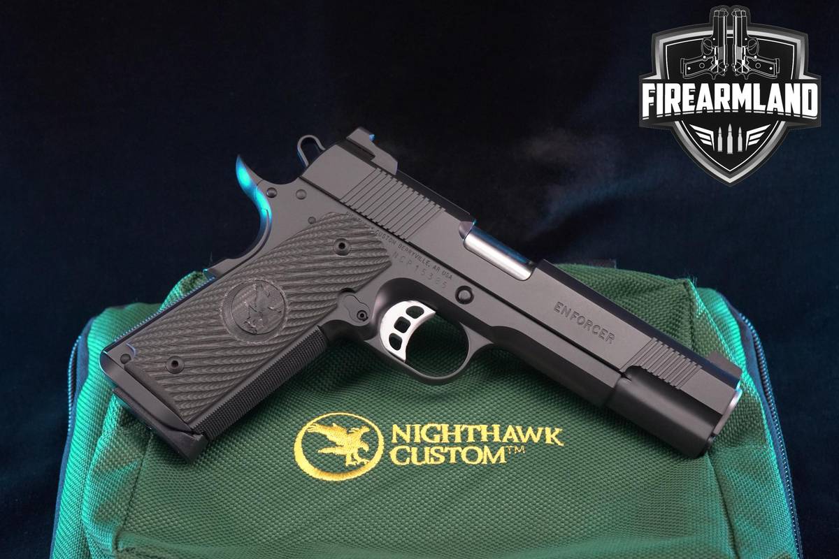 LIMITED Nighthawk Custom 1911 Enforcer 45 ACP 5" +2 MAGS & ORIG CASE