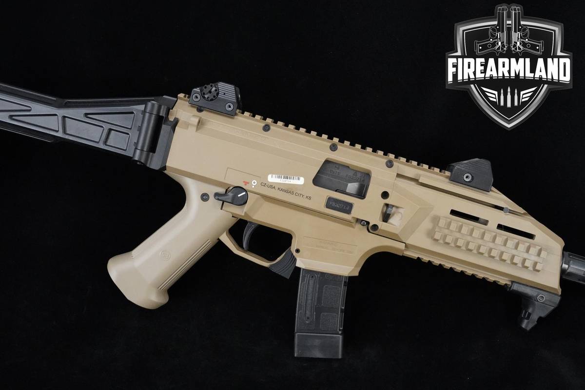 CZ Scorpion Evo Pistol 9mm 7.72" FDE CZ-Scorpion-Evo +4 MAGS & ORIG BOX