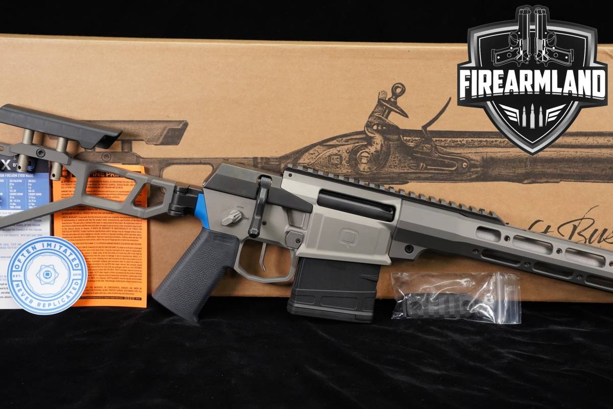 LIVE FREE OR DIE Q The Fix 308 Winchester 16" Gray +ORIG BOX
