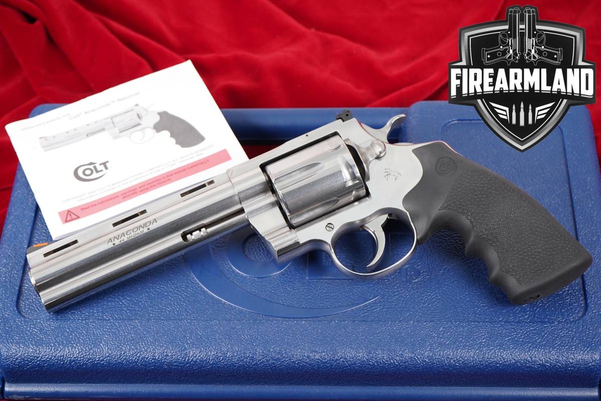 DESIRED Colt Anaconda 44 Rem Mag 6" Stainless +ORIG BOX