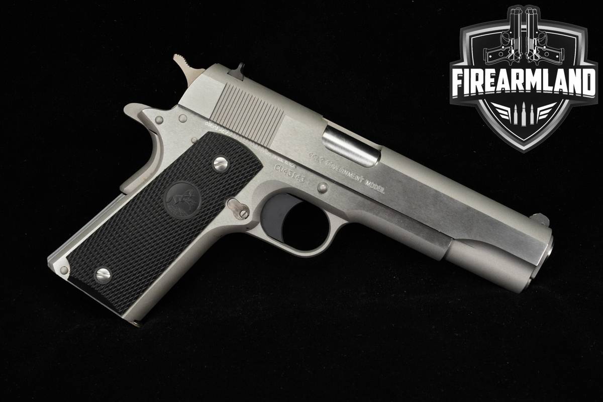 Colt Government Model Enhanced 45 ACP 1911 5" Stainless