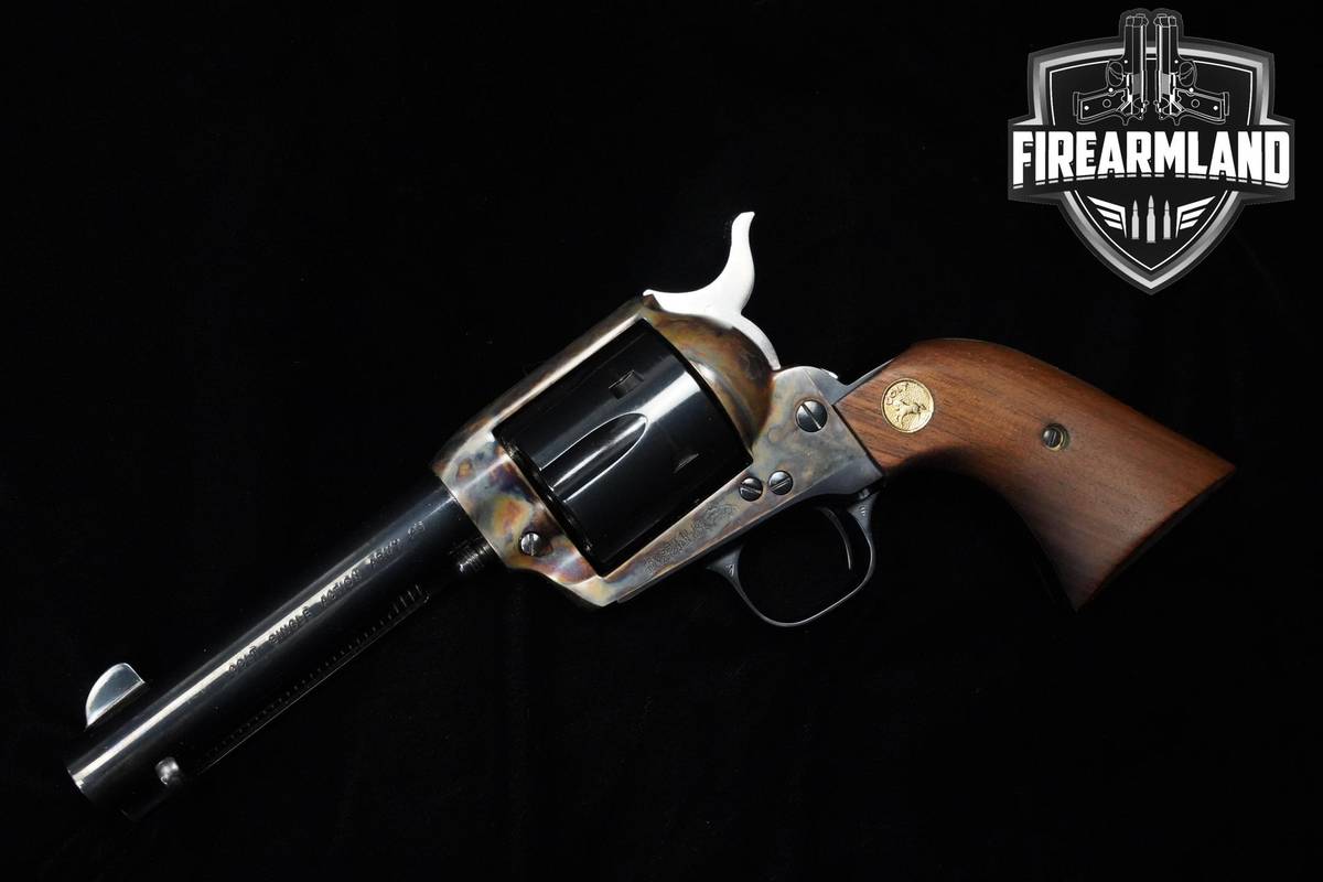1992 Colt Single Action Army 3rd Gen 45 Colt 4.75" Blued SAA +ORIG BOX