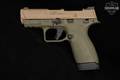 Smith & Wesson (S&W) M&P Shield X Thumb Safety 9mm Luger Two-Tone FDE & OD Green in Very Good Condition Image 4