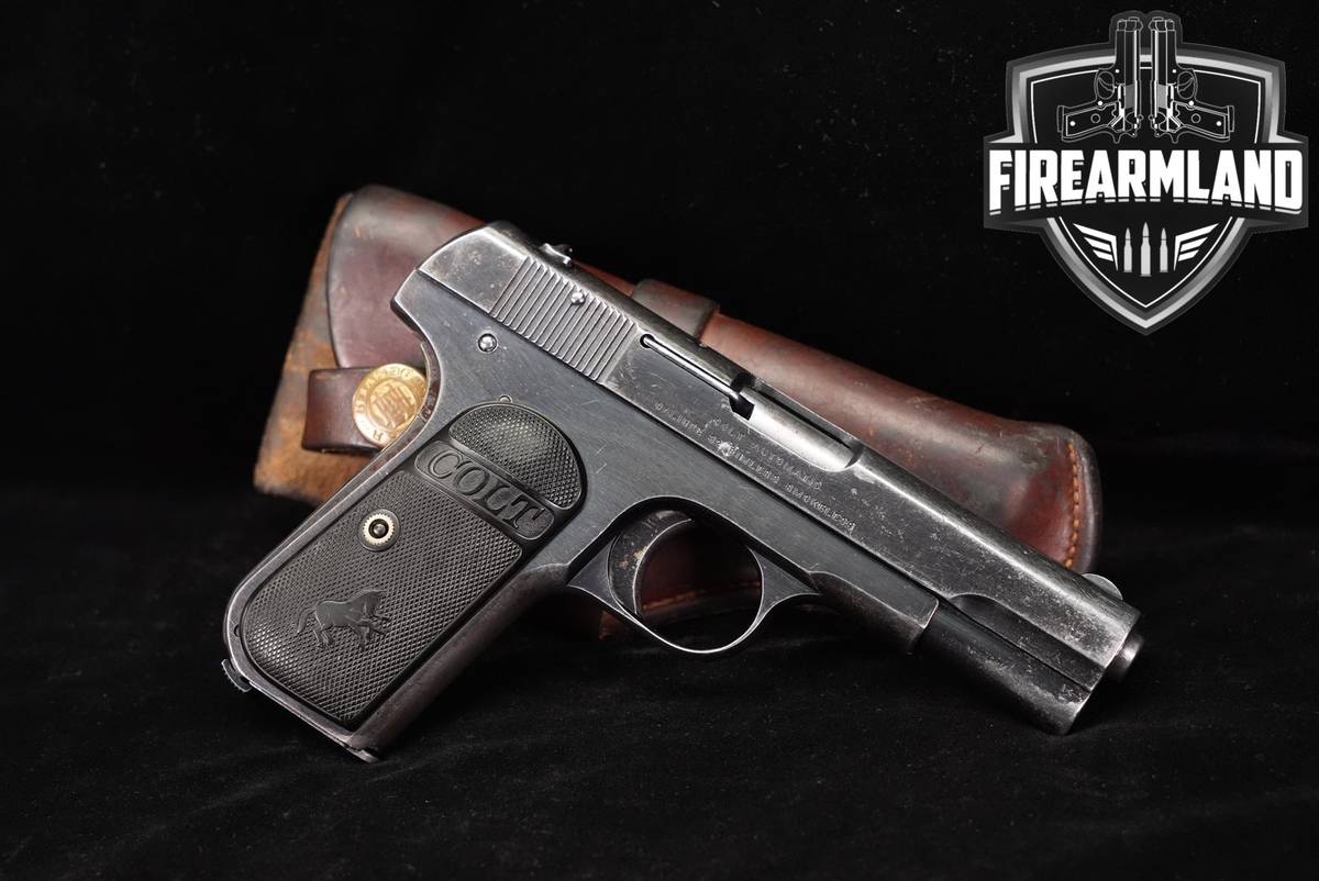 1916 Colt Model 1903 Pocket Hammerless Type III 32 ACP 3.75" M1903 +HOLSTER