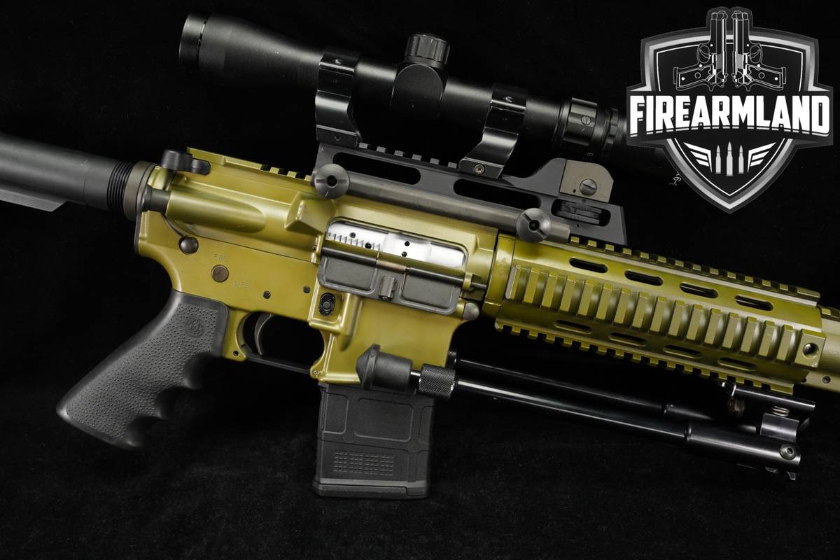 DPMS Panther Arms A-15 5.56 NATO A15 AR AR15 16" Olive Green & Bronze