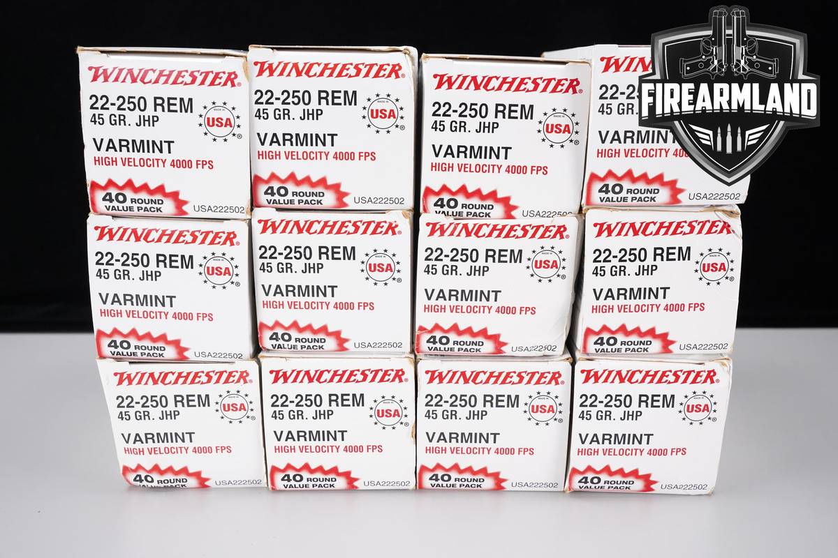 480 RDS! 22-250Rem Ammo 22-250 Remington