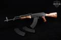Palmetto State Armory (PSA) PSAK-47 GF3 Classic Red Wood Cheese-Grater Upper Hand-Guard 7.62x39 Black & Redwood Laminate in Excellent Condition Image 2