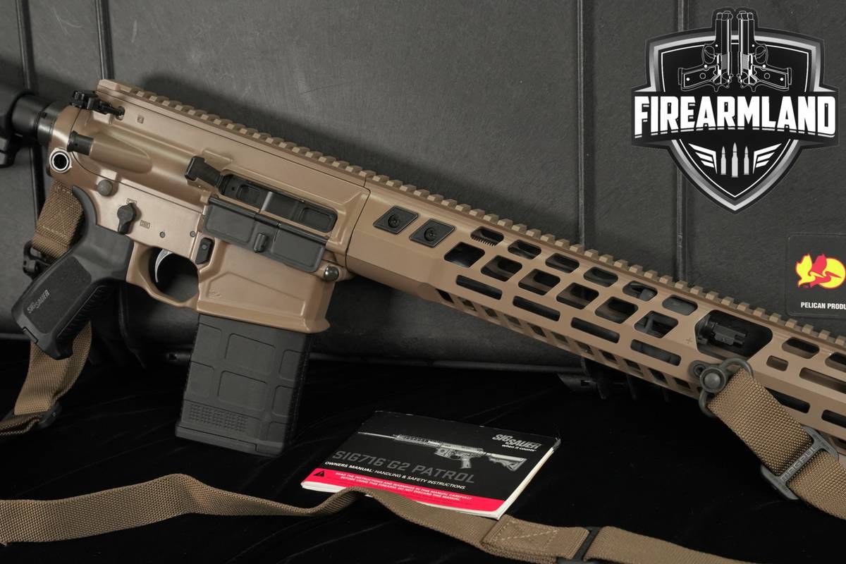 Sig Sauer SIG716 G2 Patrol 7.62 NATO AR-10 AR10 FDE & Black 716 PISTON