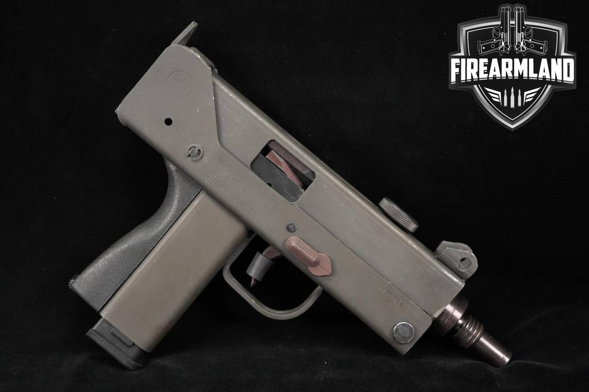 Leinad M12 380 ACP 5" Parkerized M-12 MAC-Pattern Target Defense Pistol