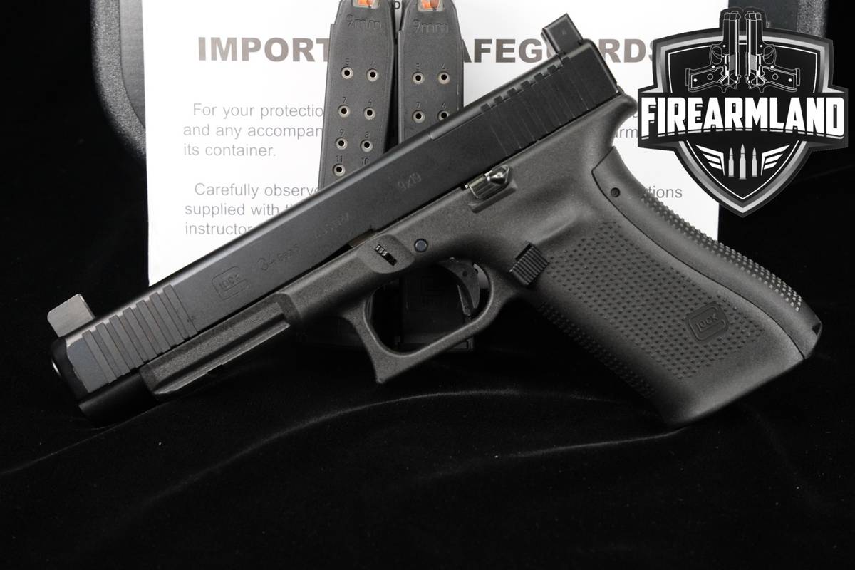 Glock 34 Gen5 MOS G34 Gen 5 9mm Long-Slide +2 MAGS, ORIG CASE