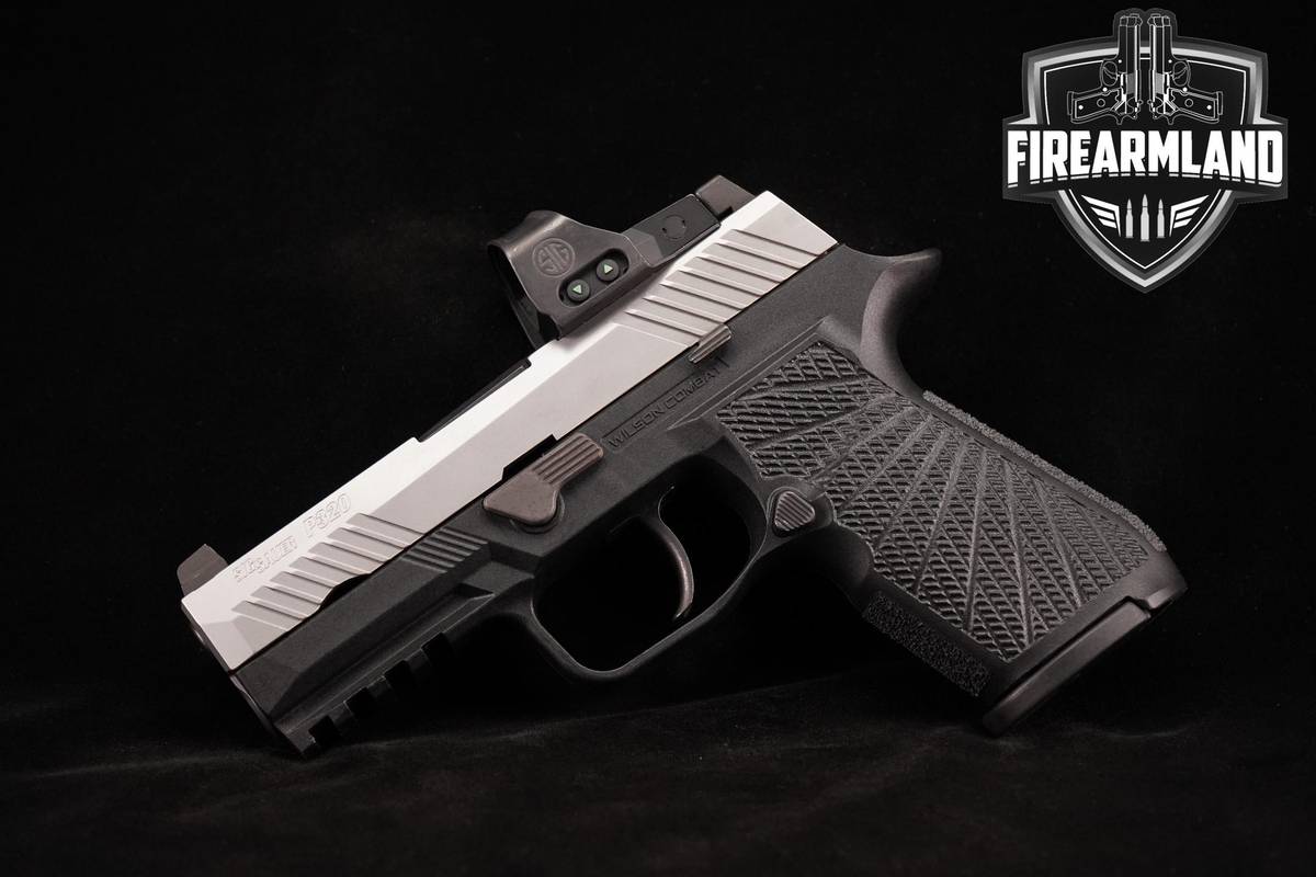 WILSON COMBAT FRAME! Sig Sauer P320 Compact 9mm 3.9" P 320 ORIG CASE, OPTIC