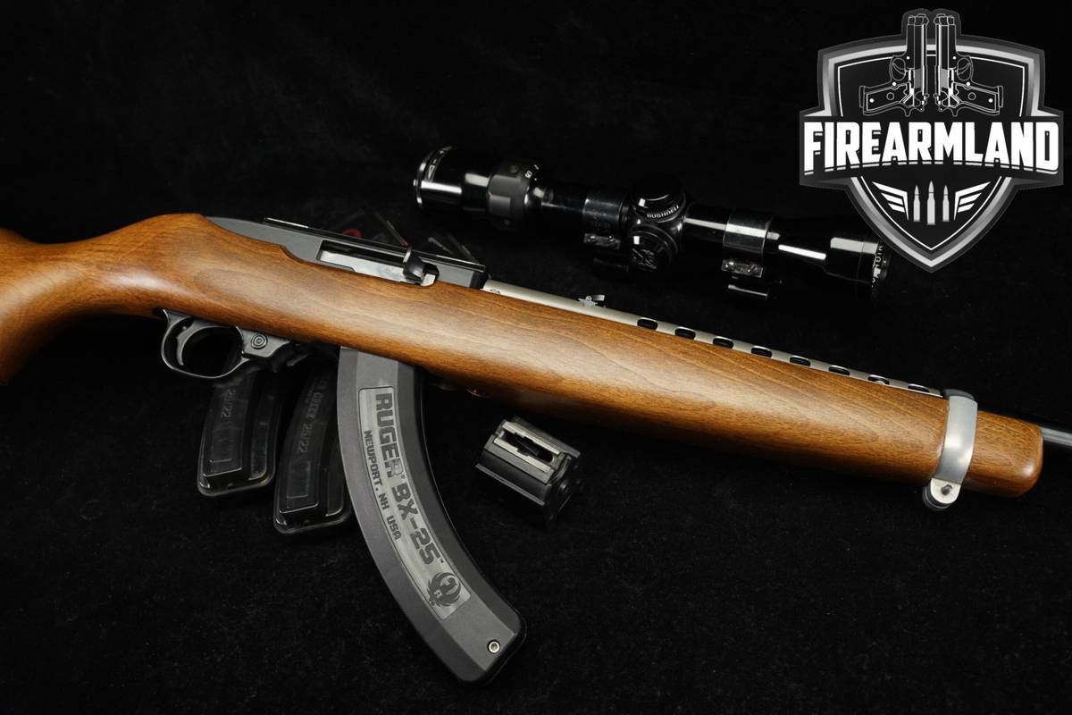 2003 Ruger Model 10/22 Carbine 22LR 18.5" +4 MAGS, BUSHNELL SCOPE