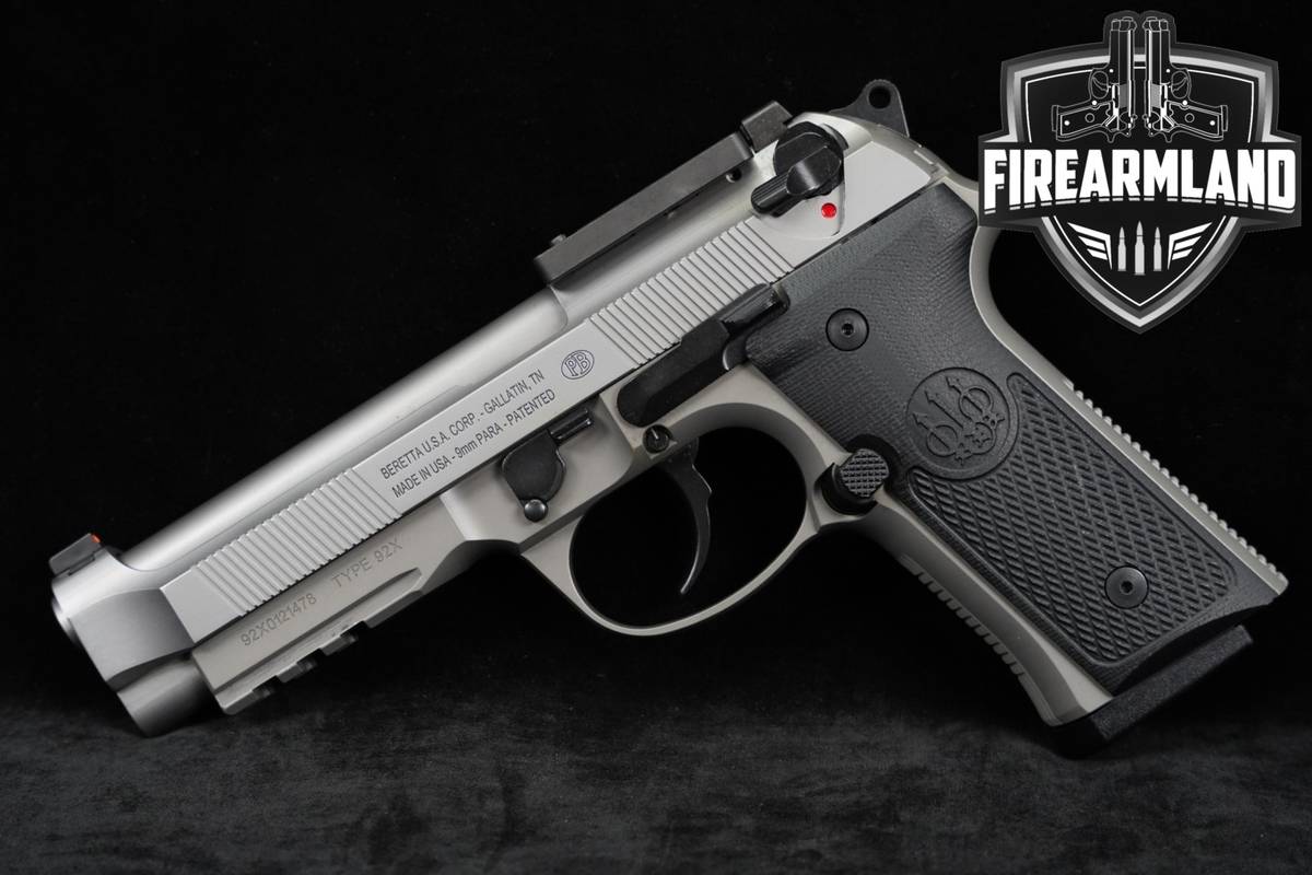 Beretta 92X RDO Inox Full Size F-Type 9mm 4.7" +4 MAGS & ORIG CASE