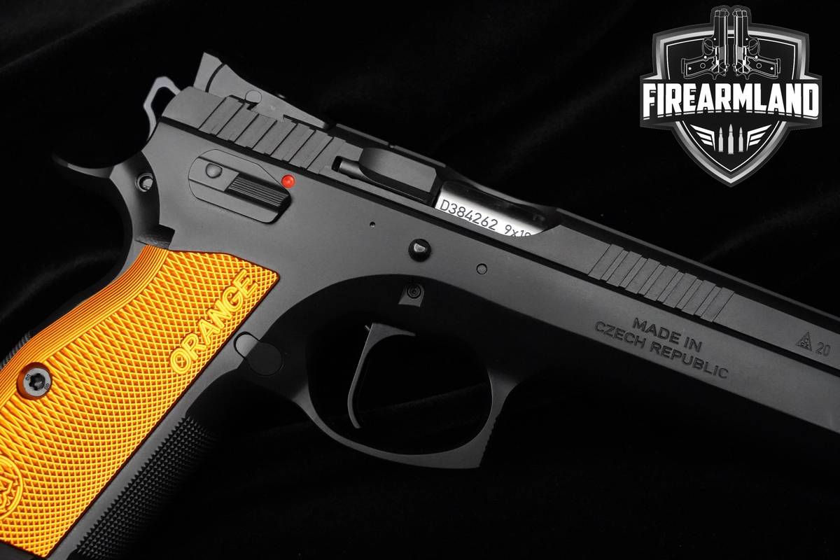 CZ CZ-75 Tactical Sport Orange 9mm 5.2" SAO ORIG CASE