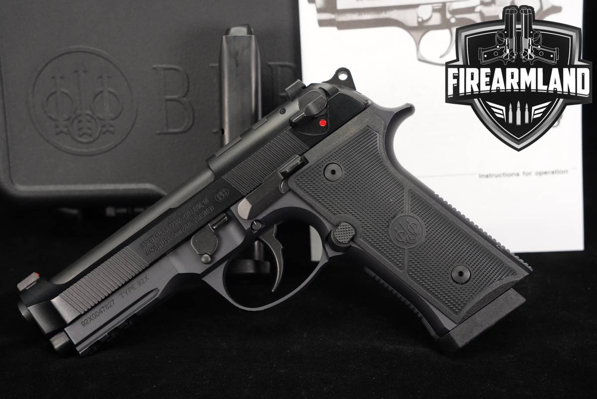 Beretta 92X Centurion 9mm 4.3" Unknown 92 X +2 MAGS & ORIG CASE