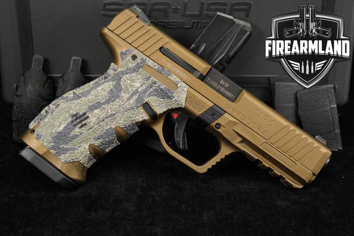 Sarsilmaz SAR SAR9 9mm 4.4" Bronze +2 MAGS, ORIG CASE