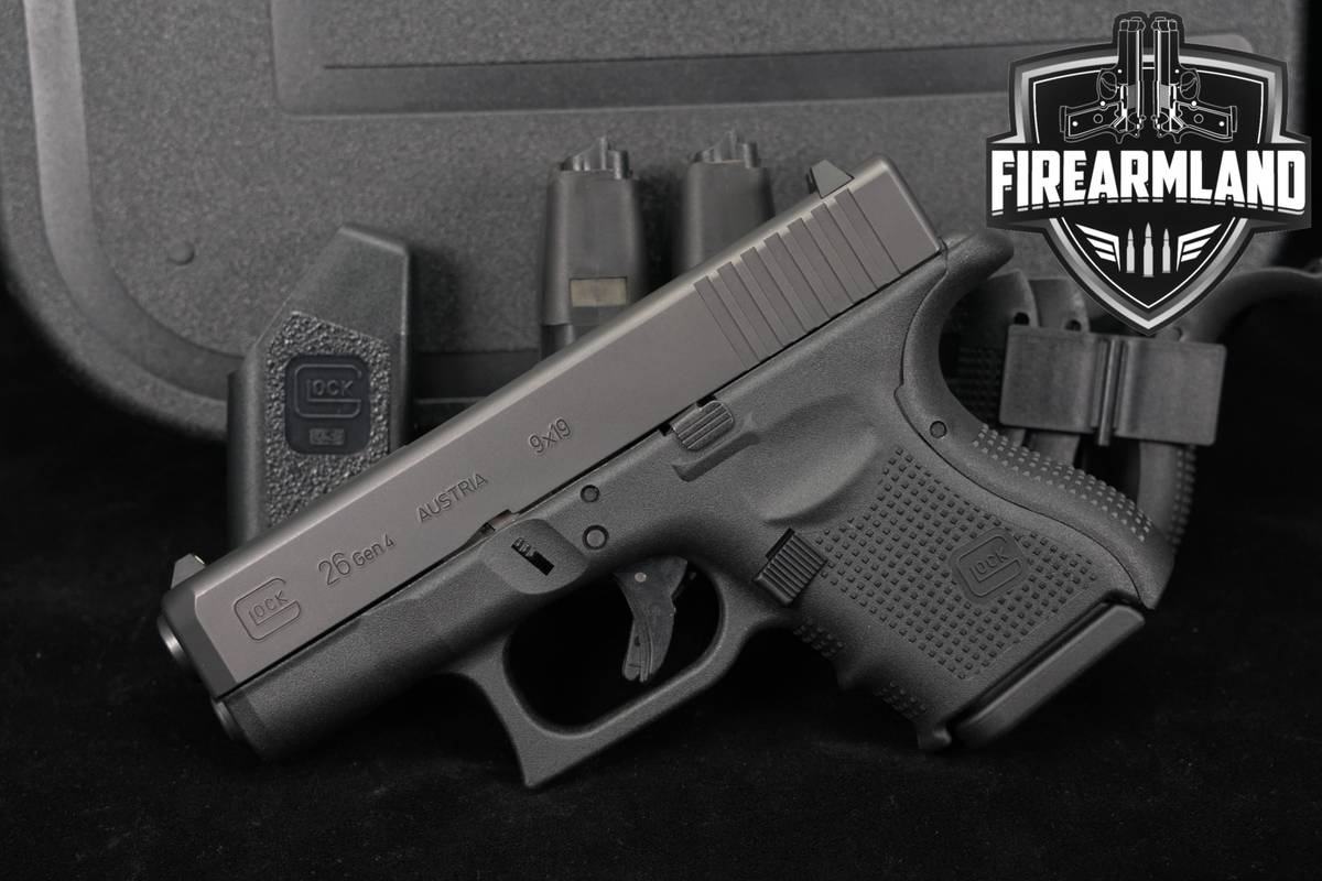 Glock 26 Gen4 G26 Gen 4 9mm 3.43" +3 MAGS & ORIG BOX