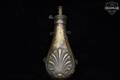 Late 1700's-Early 1800's Antique Military/Hunting Black Powder Brass Flask Muzzle Loader Brass in Good Condition Image 3