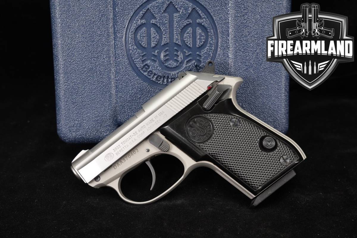Beretta 3032 Tomcat Inox 32 ACP 2.4" Stainless +ORIG CASE