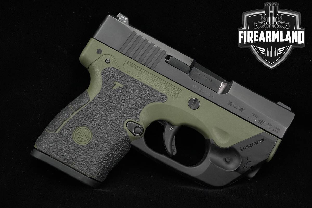 Beretta BU9 Nano 9mm 3.07" Two-Tone Black & OD Green +4 MAGS & ORIG BOX
