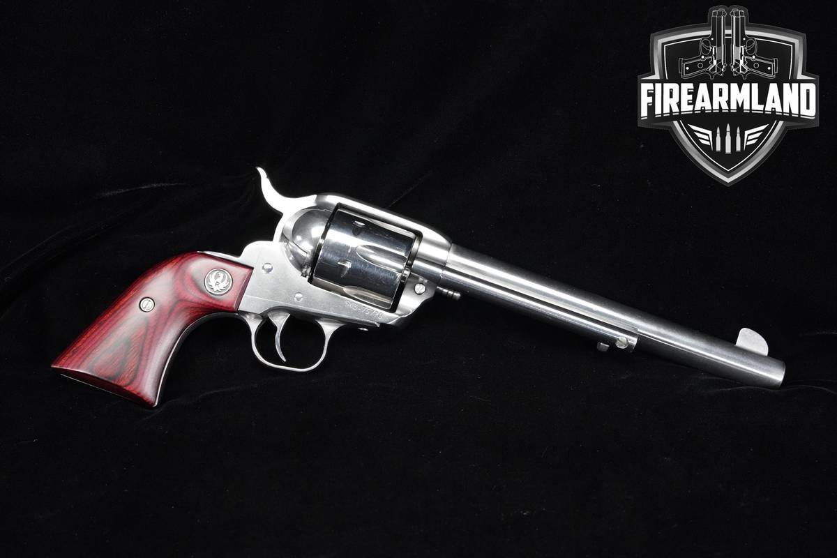Ruger New Vaquero 357 Magnum 7.5" High-Gloss Stainless +ORIG CASE