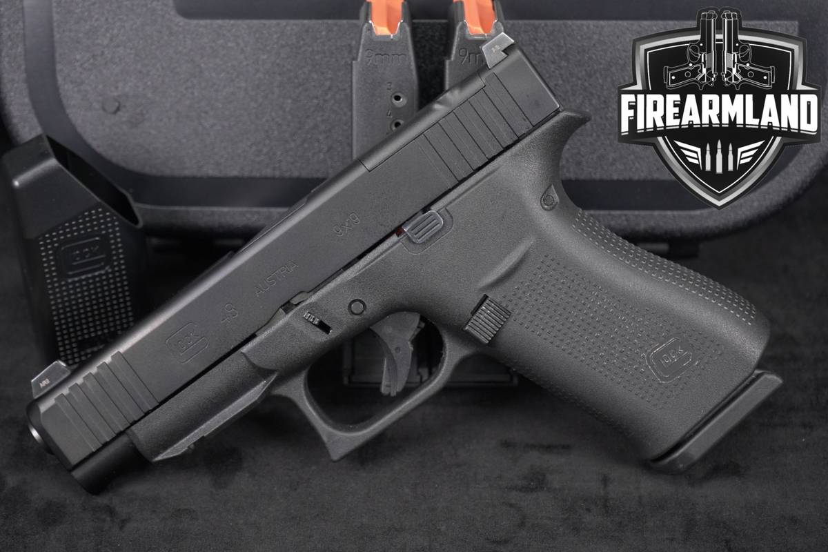 Glock 48 MOS G48 9mm Optics-Ready 4.17 +3 MAGS & ORIG CASE