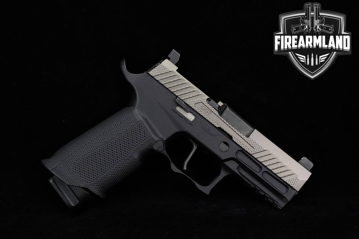 Sig Sauer P320 Grey Ghost Precision Slide; Icarus Aluminum Grip Module 9mm