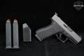 Glock G43X MOS 9mm Luger Two-Tone Silver & Black in Excellent Condition Image 2
