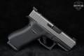 Glock G43X MOS 9mm Luger Two-Tone Silver & Black in Excellent Condition Image 3