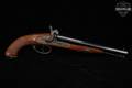 Davide Pedersoli Howdah Hunter Percussion, 20 Gauge 20 Gauge Color Case-Hardened & Walnut in Excellent Condition Image 2