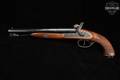Davide Pedersoli Howdah Hunter Percussion, 20 Gauge 20 Gauge Color Case-Hardened & Walnut in Excellent Condition Image 4