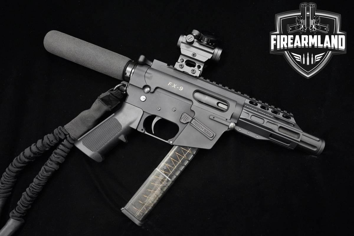Freedom Ordnance FX-9 9mm AR-9 Freedom-Ordnance FX-9 AR-Pistol FX9 +OPTIC