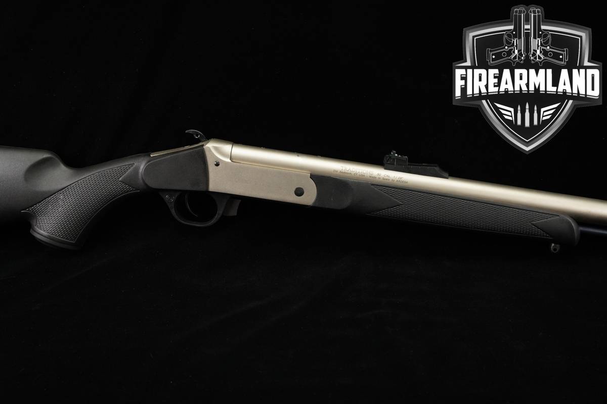 Traditions Buckstalker 50 Caliber 24" Silver & Synthetic All-Weather