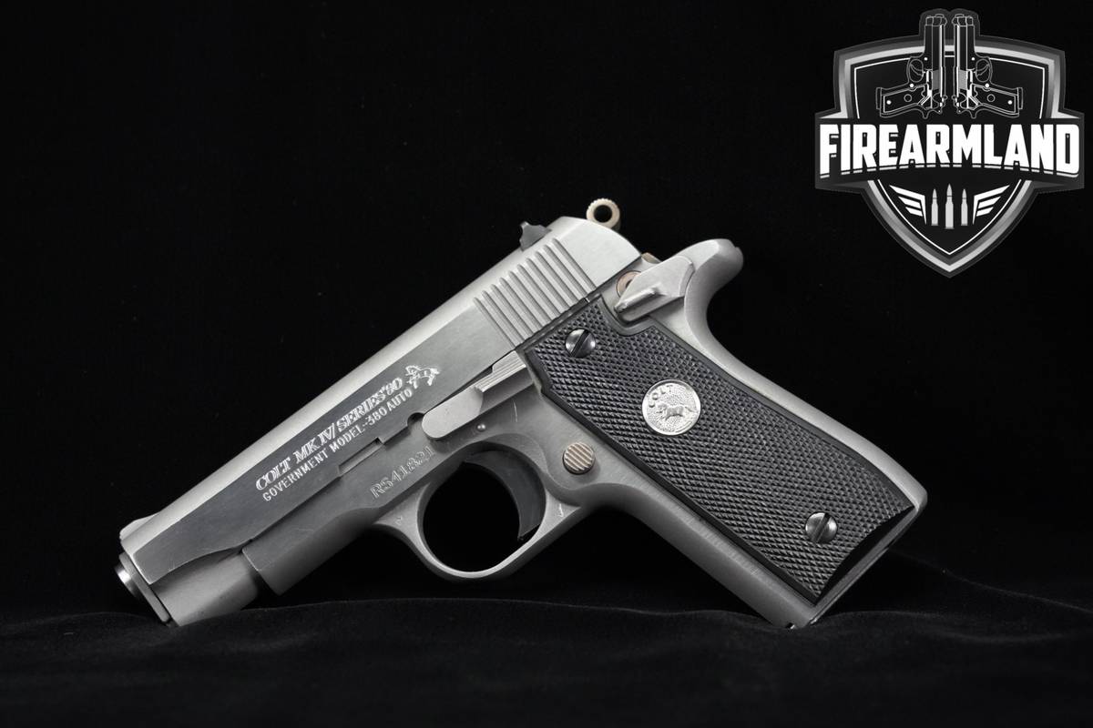 Colt Government Model Mk IV Series-80 380ACP 3.25" +2 MAGS & ORIG CASE