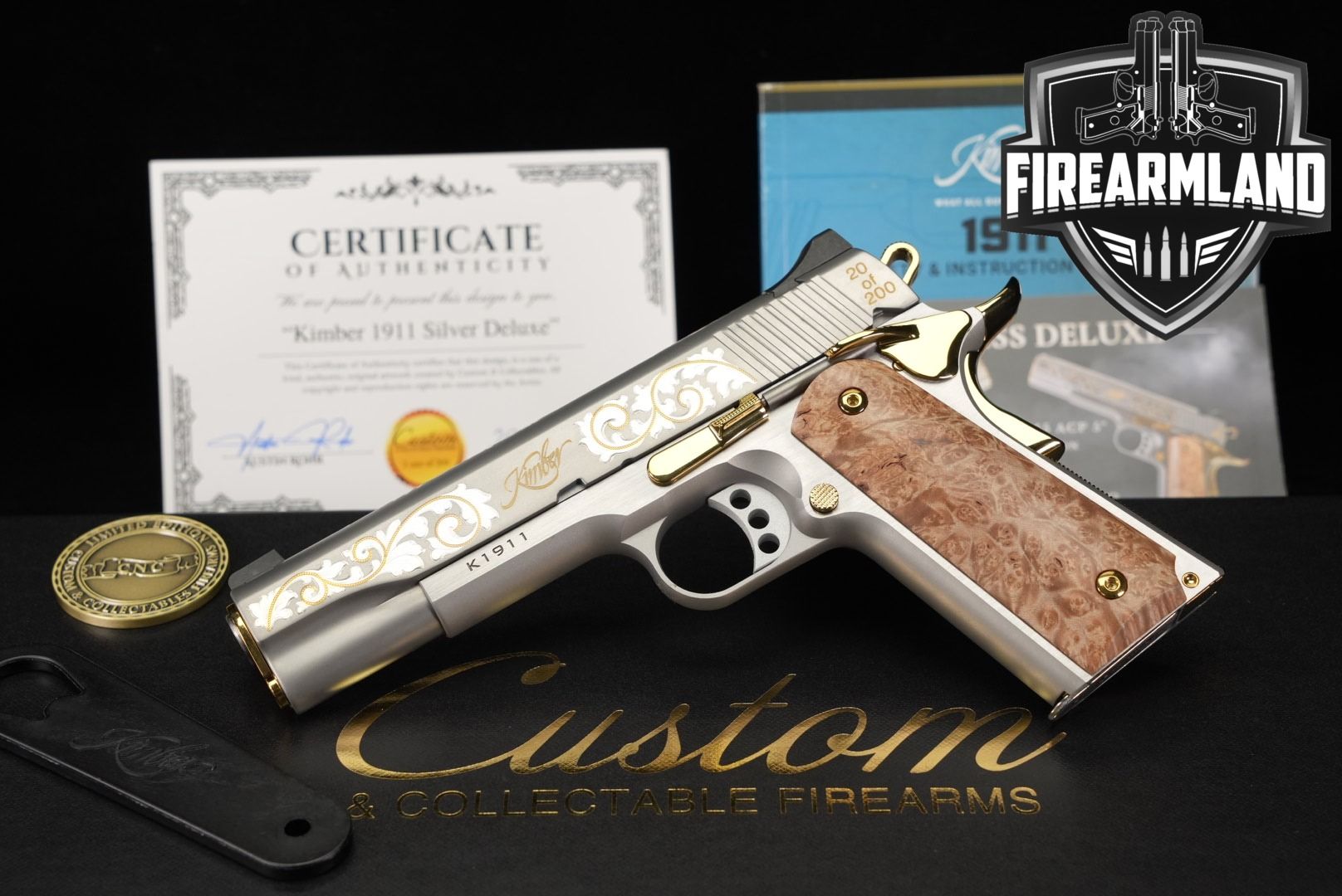 Rare Kimber SIS Custom/RL 1911 .45 ACP 5