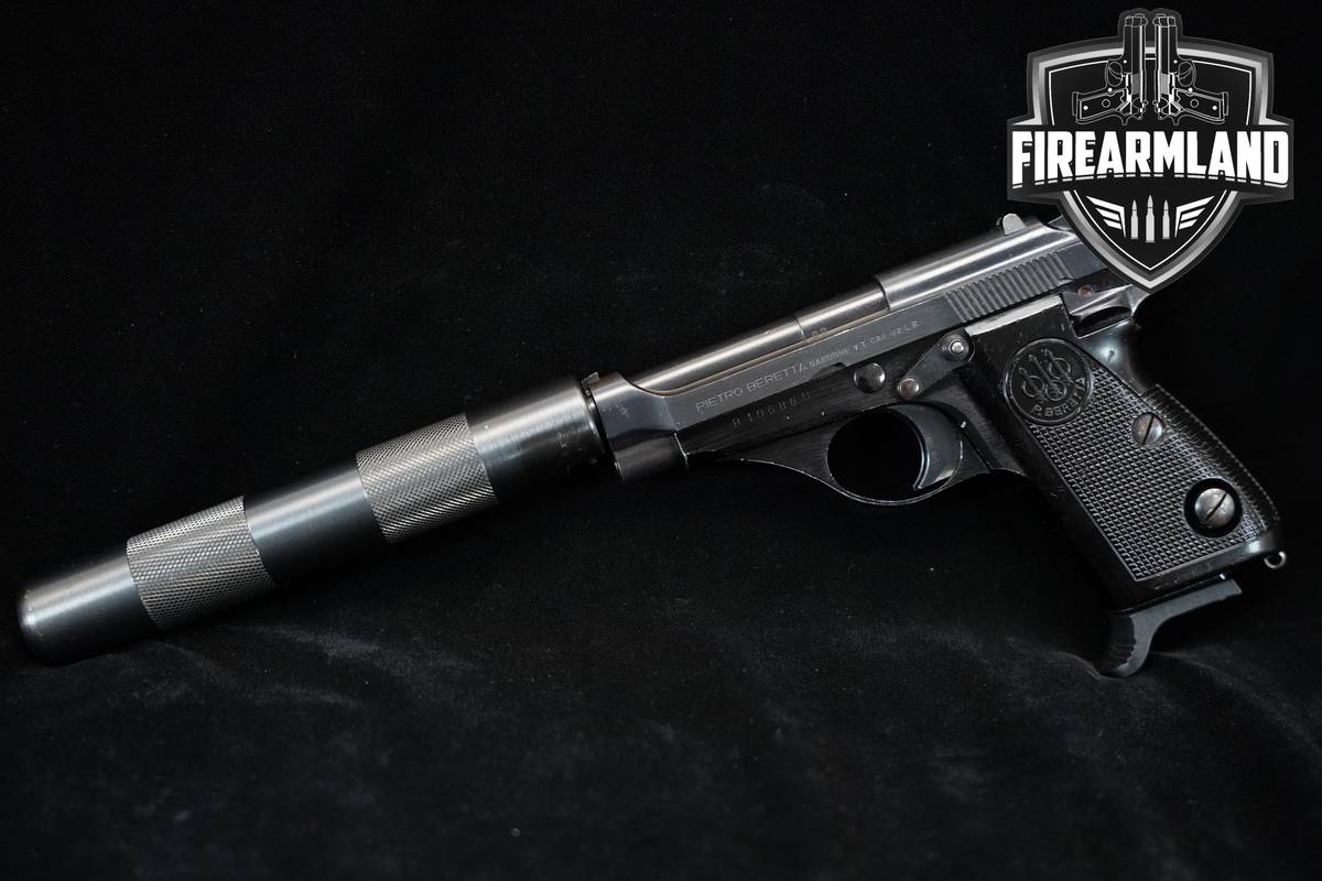 Beretta Model 71 70 Series 22LR 3.5" Blued +2 MAGS & FAUX SUPPRESSOR