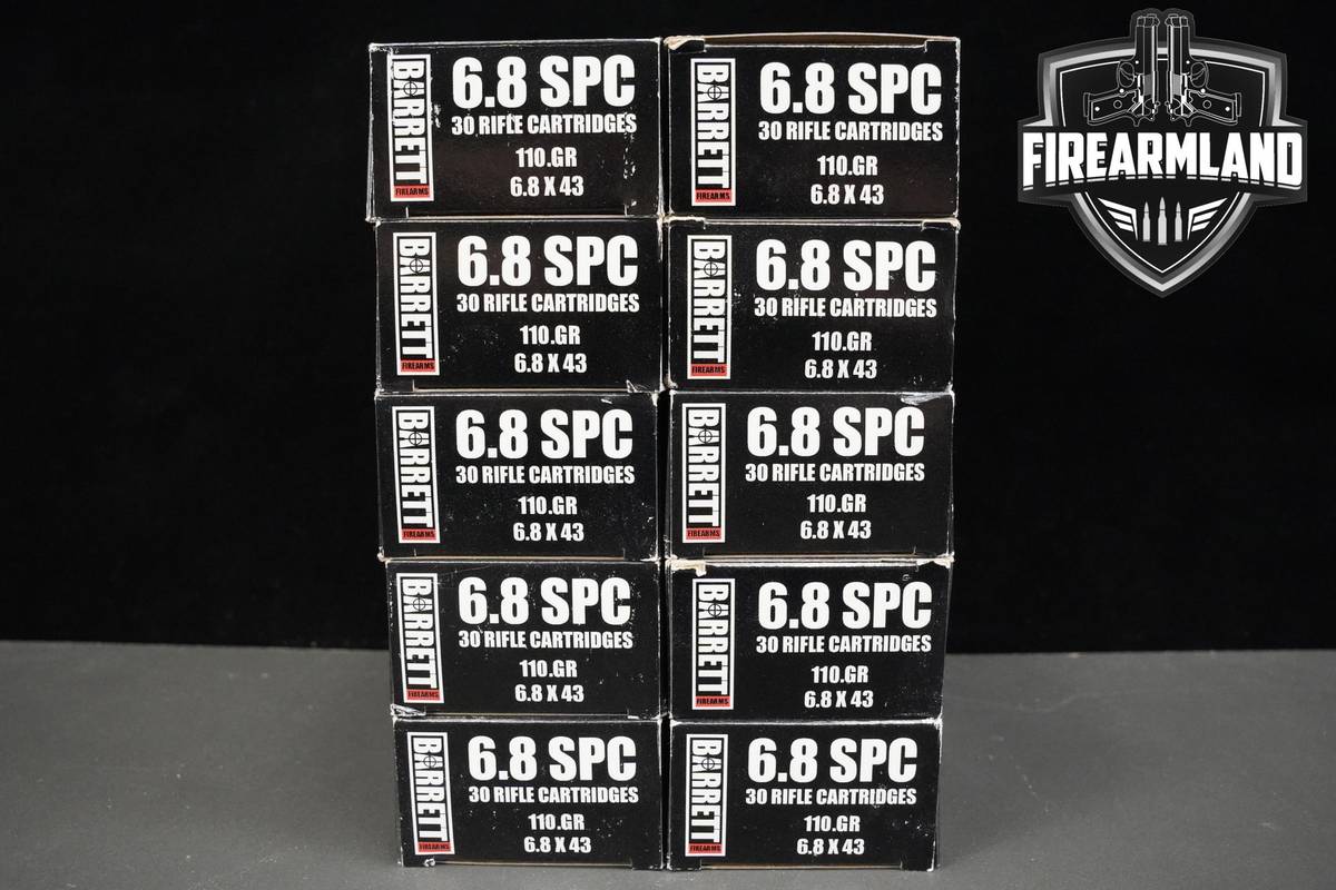 6.8 SPC Ammo 6.8-SPC Ammunition 300 ROUNDS