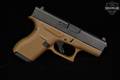 Glock G42 USA-Made .380 ACP Two-Tone Black & FDE in Very Good Condition Image 3