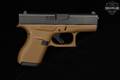 Glock G42 USA-Made .380 ACP Two-Tone Black & FDE in Very Good Condition Image 4