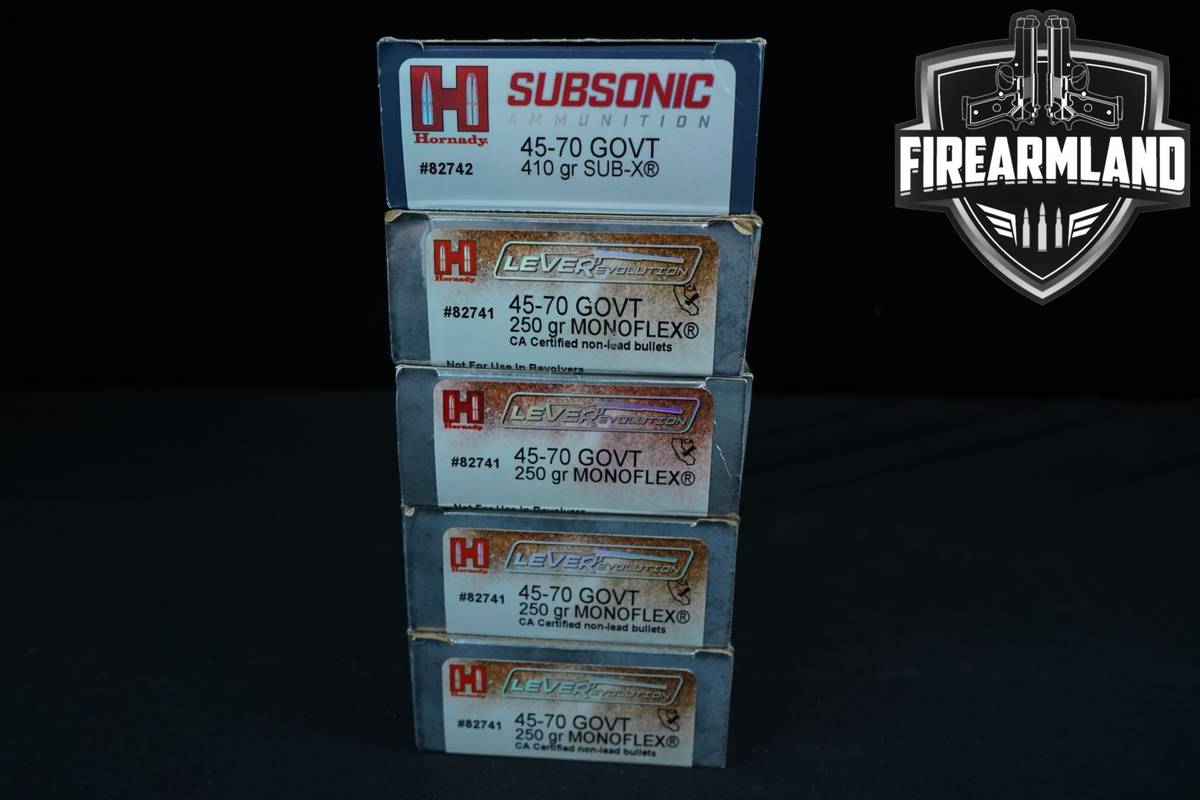 100 RDS! 45-70 Ammo Govt Ammunition