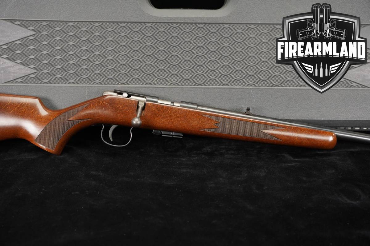 Anschutz Modell 1450 22LR 19.75" Blued & Hardwood WEST GERMAN M1450 +CASE