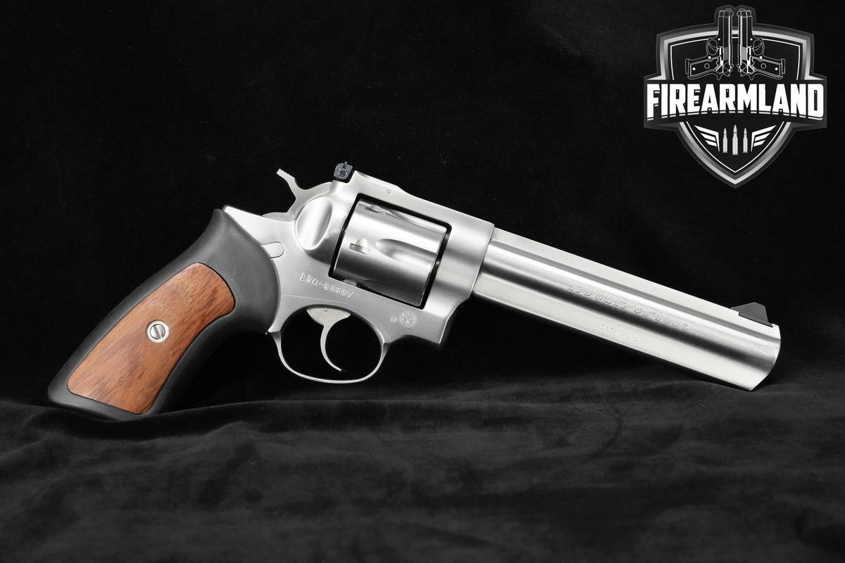 2004 Ruger GP100 357 Magnum 6" Satin Stainless Ruger-GP100 GP-100 ORIG CASE