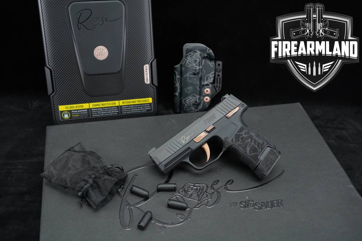 Sig Sauer P365-380 ROSE MS 380ACP 3.1" +3 MAGS, SAFE & HOLSTER