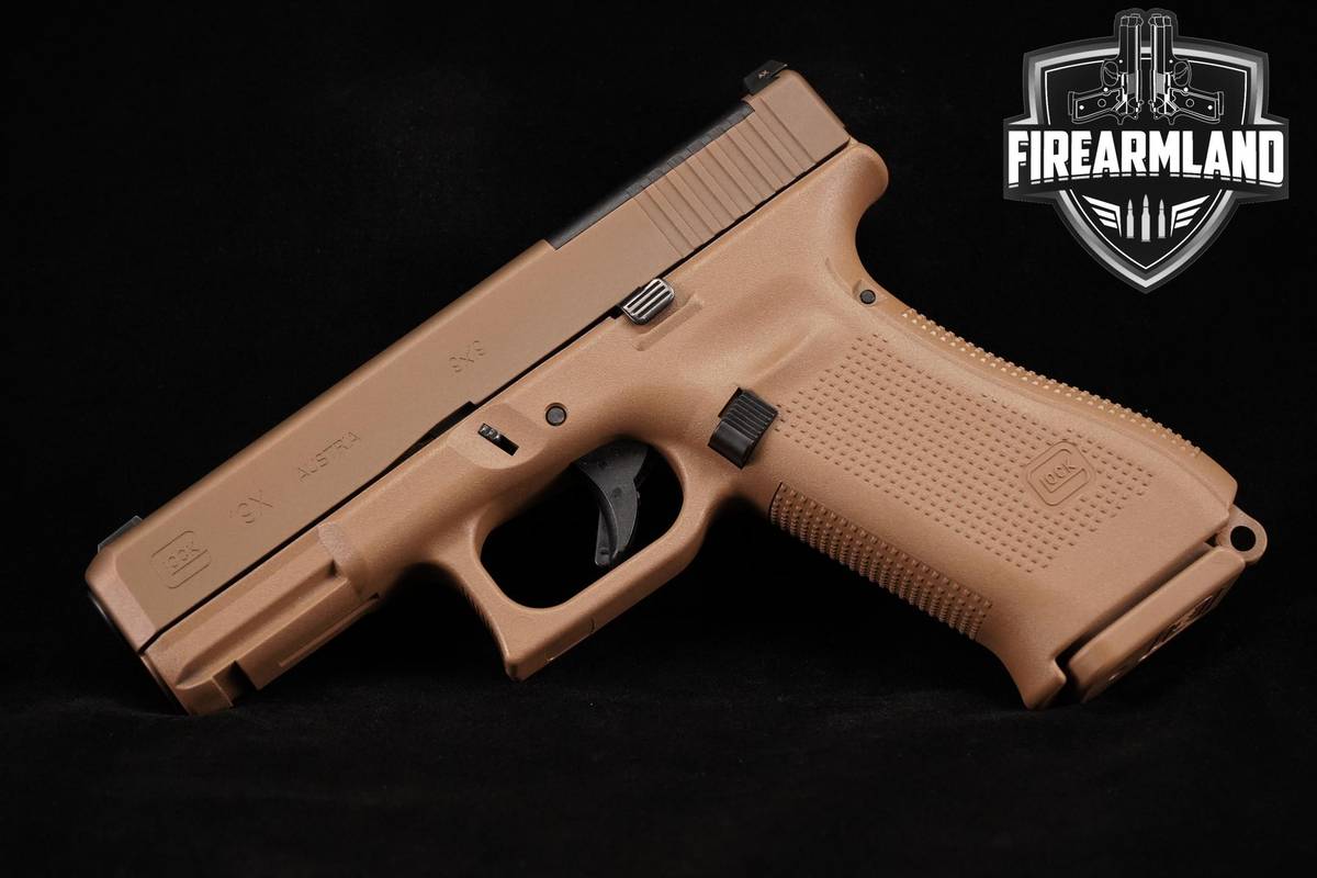 Glock 19X MOS 9mm 4.02 Coyote nPVD G19-X G19X +3 MAGS & ORIG CASE