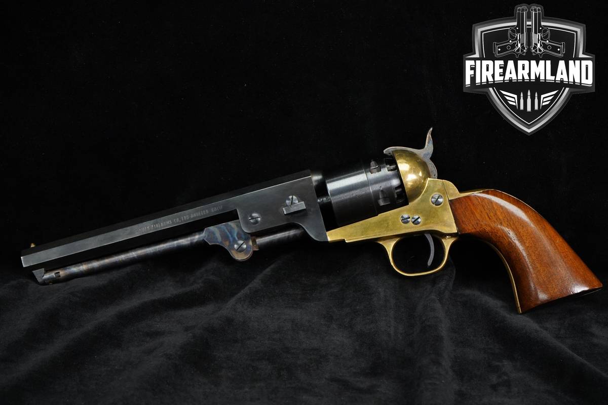 Hawes Firearms .44 Cal. Colt 1851 Navy Model 44 BPM 7.5" Blued & Brass