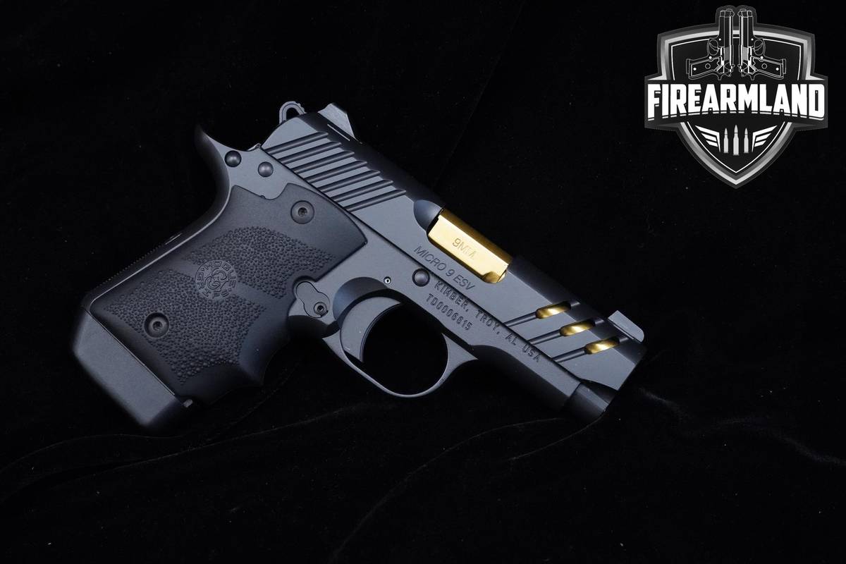 Kimber Micro 9 ESV Black 9mm 1911 Kimber-Micro9 ESV 1911 ORIG CASE
